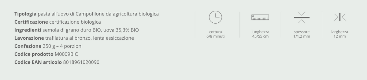 Bio-Bogenspaghetti