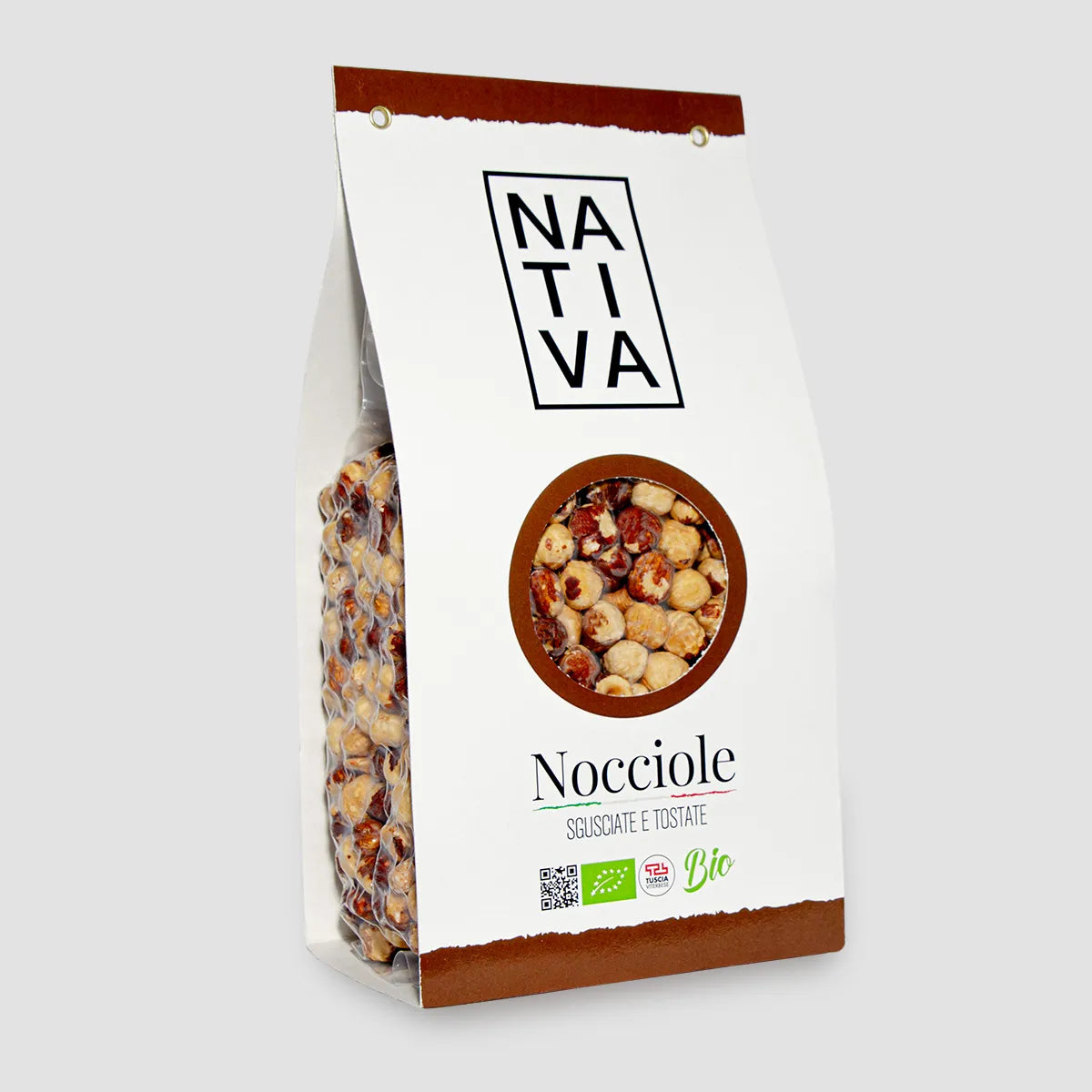 Nocciole sgusciate e tostate